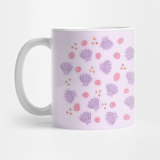 Seashells from the beach - Lilac Mug